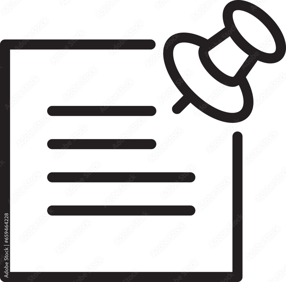 Aufkleber note icon vector sign. paper message or document page.