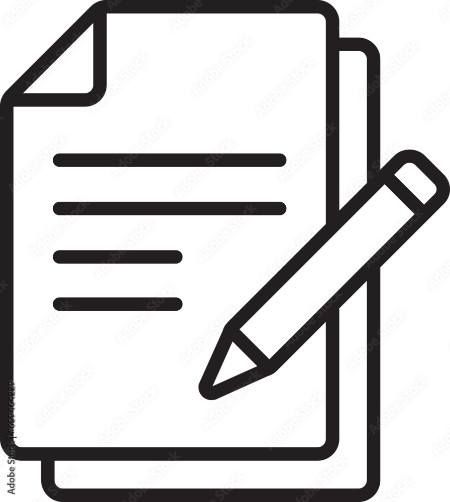 Aufkleber note icon vector sign. paper message or document page.