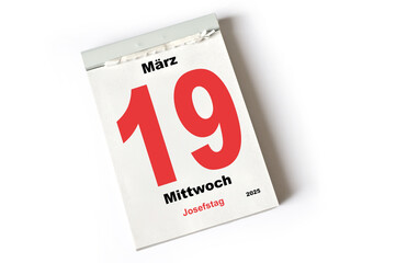 19. März 2025 Josefstag