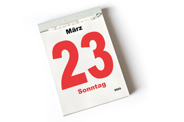 23. März 2025