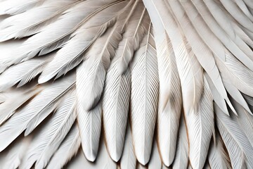 close up of feathers