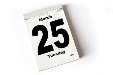 25. March 2025