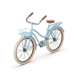 하늘색 바구니 자전거 Sky Blue Basket Bicycle