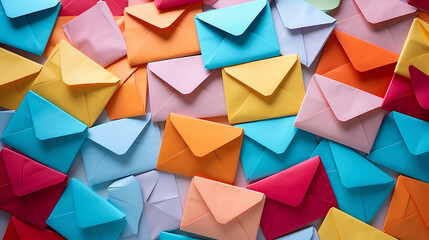 colorful envelopes texture