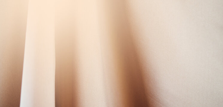 Soft flowing begie banner background