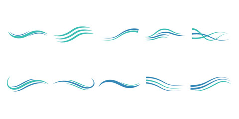 Wave Line Vector
