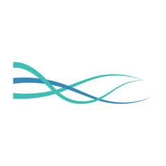 Fototapeta premium Wave Line Vector 