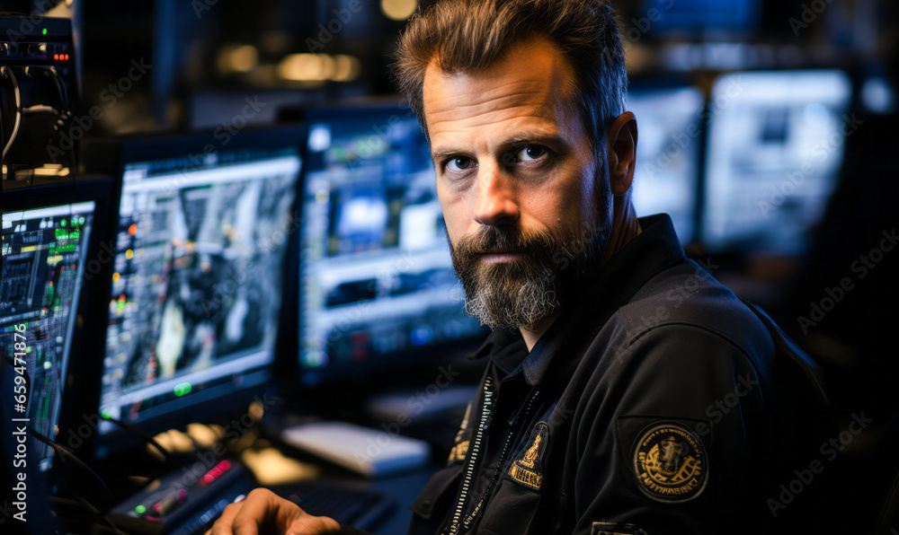 Poster computer security specialist in charge of preventing unauthorized disclosure