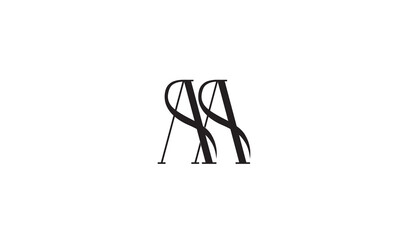 AA, A  Abstract Letters Logo Monogram