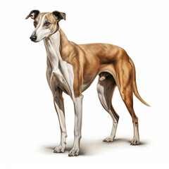 Obraz na płótnie Canvas greyhound portrait