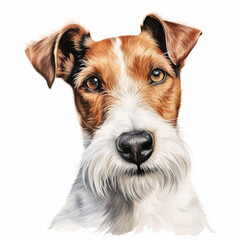 Fox terrier portrait