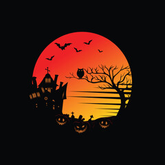Halloween t-shirt's design