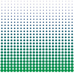 Naklejka premium Halftone circle frame dotted background. using halftone random circle dots texture. Grunge circular stain. Vector illustration. Halftone circles. Retro geometric circles tone gradient.