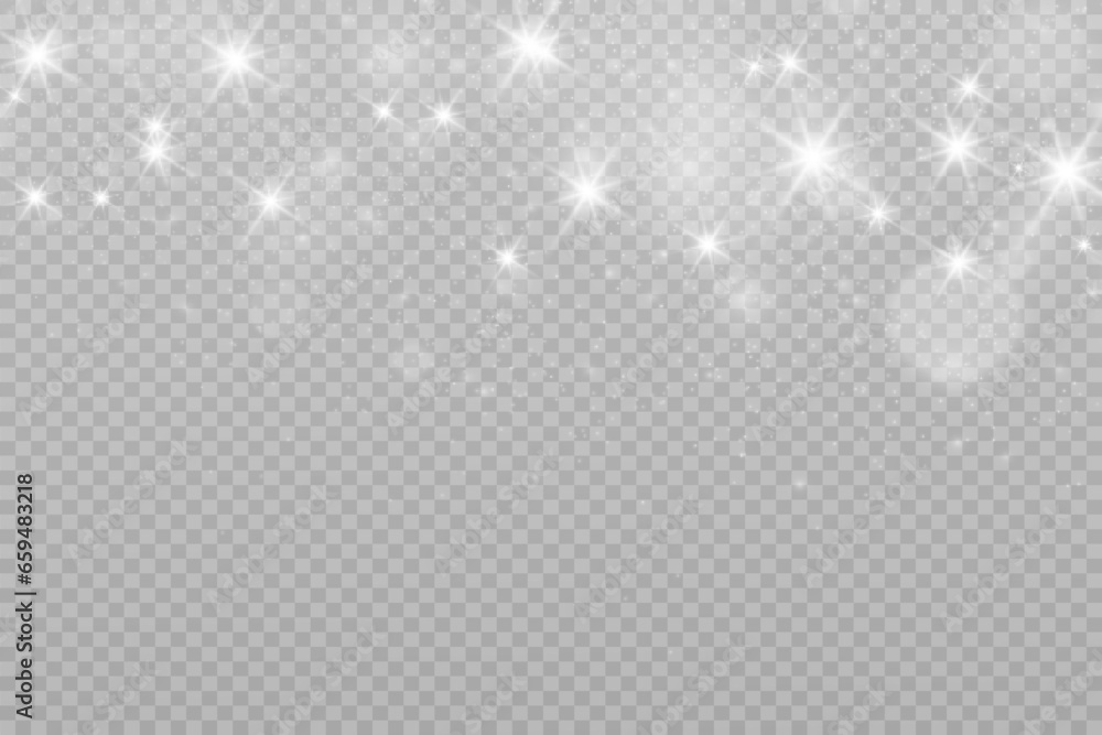 Poster brilliant dust vector shine. glittering shiny ornaments for background. vector illustration.