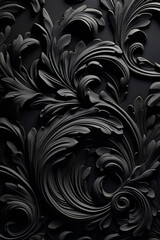 A detailed and textured black background 