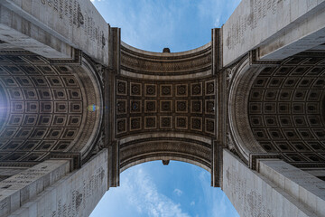 Arc de Triomphe - from below