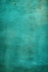 Fototapeta premium old paper texture, very lightly creased, ultra pigmented, bright turquoise color, birdseyeview 
