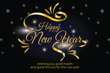 vector realistic new year background