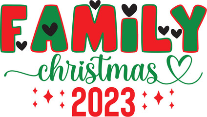 Obraz premium Christmas SVG design