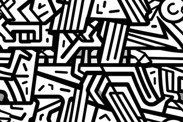 Abstract pattern from lined design  background