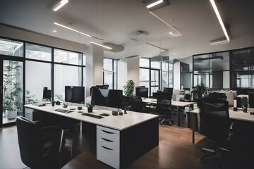 Modern office interior design Contemporary workspace for creative business Peculiar