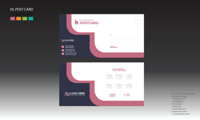 Postcard Design for invitation and any company use