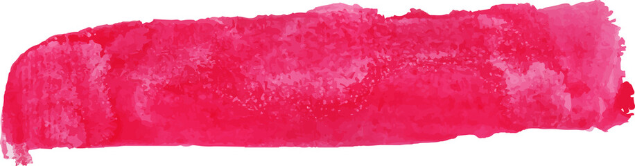 red watercolor stroke paint
