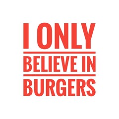 ''Burgers'' Concept Quote Illustration