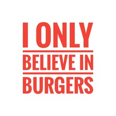 ''Burgers'' Concept Quote Illustration