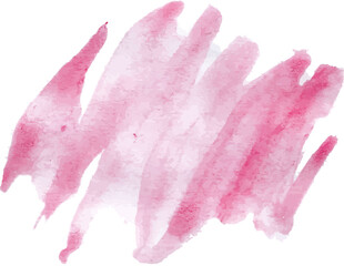 watercolor pink rose element