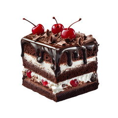 black forest cake slice png