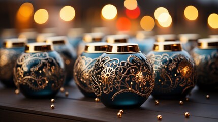 A close-up of Posada-themed Christmas tree ornaments  , Background Image,Desktop Wallpaper Backgrounds, HD