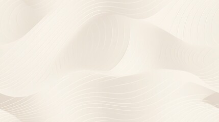 seamless pattern with swirls white cream background