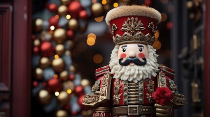 A Sinterklaas-themed wreath with traditional elements, Background Image,Desktop Wallpaper Backgrounds, HD