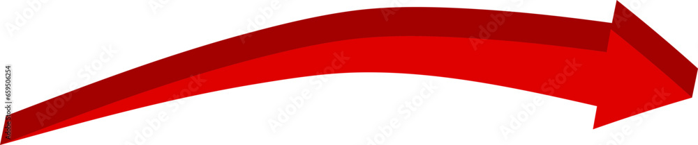 Poster red arrow icon indicating different direction. a set icons isolated on a white background for websit
