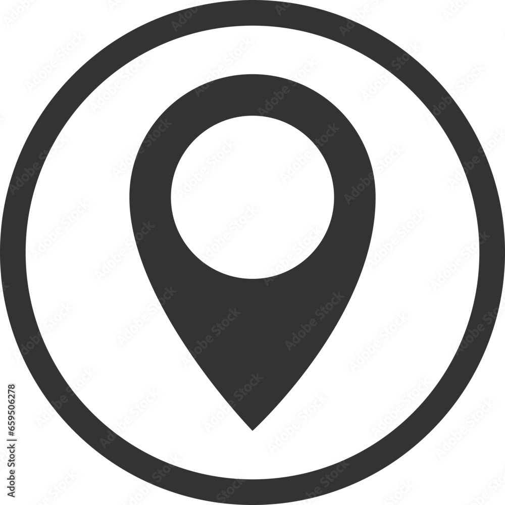 Poster map icons. marker pointer. pin location vector icon. gps navigation symbol.