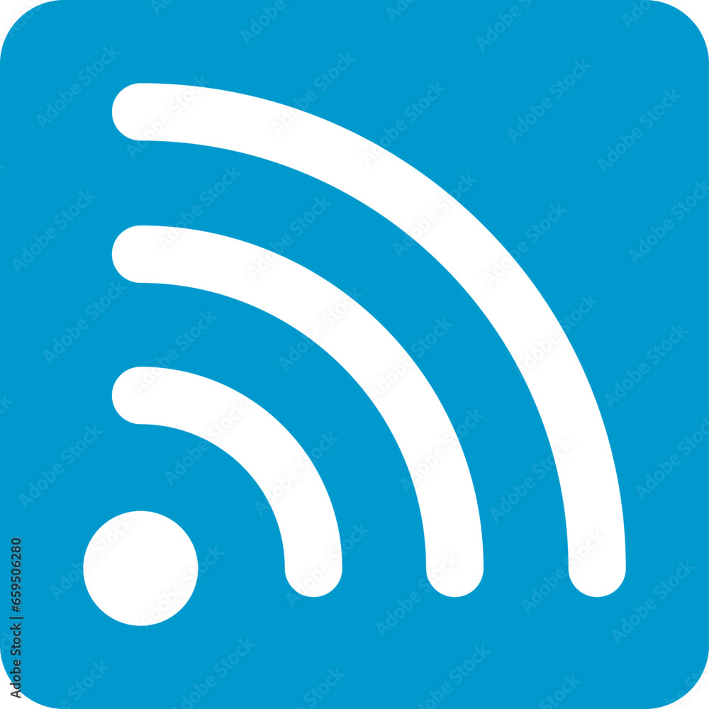 Poster wi fi symbol signal connection. vector wireless internet technology sign. wifi network communication