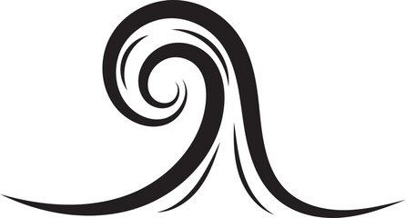 Sea icon wave illustration vector design. Ocean logo graphic element. Aqua symbol.