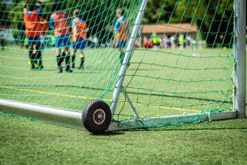 Soccer Goal Post with Wheels for Football Training Children or Junior Players.