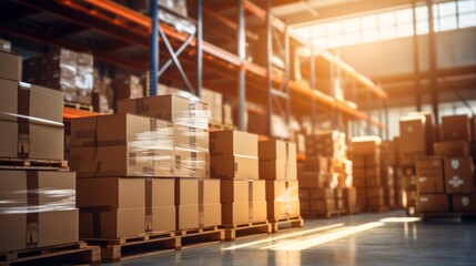 stock product inventory on shelf at distribution warehouse. logistic business ship and deliver, professional, stock, manage, movement, logistic, storage, delivering, shipping, supply, storehouse