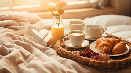 Obraz na płótnie Canvas Perfect Breakfast in Bed