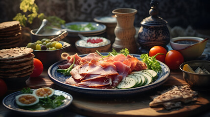 Delicious Turkish Breakfast Spread