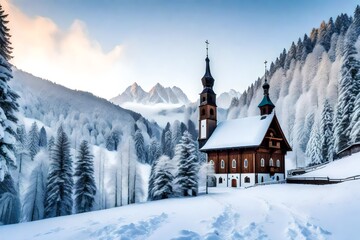 church in the mountains