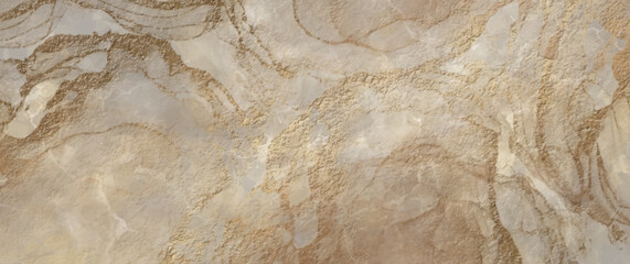 Marble vector texture background for cover design, poster, flyer, cards and design interior. Beige, grey and gold stone texture. Natural stone. Tile. Floor. Wall. Hand-drawn golden luxury illustration