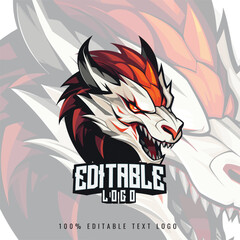 Vector Dragon Sport Logo Illustration