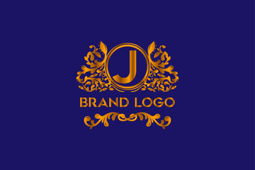 Fototapeta premium This is a Luxury, royal, monogram, latter, ornament, modern, elegant logo design