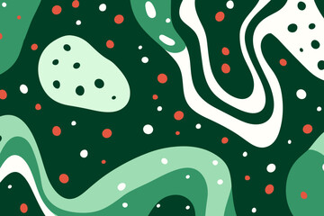 Christmas winter seamless pattern, abstract style. Good for fashion fabrics, children’s clothing, T-shirts, postcards, email header, wallpaper, banner, events, covers, advertising, and more.