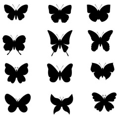Butterfly Ai files Bundle - Butterfly Clipart - Butterfly Ai, Butterfly Vector files