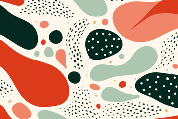 Christmas winter seamless pattern, abstract style. Good for fashion fabrics, children’s clothing, T-shirts, postcards, email header, wallpaper, banner, events, covers, advertising, and more.