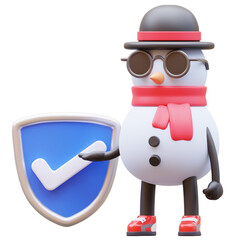 3D Snowman Character Verified shield